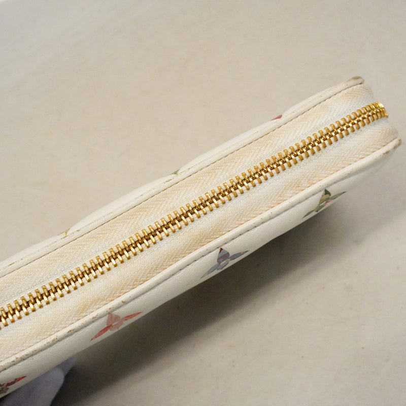 【6ic3233】ルイヴィトン 長財布 LVガーデン ジッピーウォレット M81694 ブロン【中古】レディース