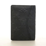 【6ic3235】ルイヴィトン カードケース モノグラム・シャドウ オーガナイザードゥポッシュ M62899 ブラック【中古】メンズ レディース ユニセックス