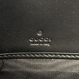 【6ic3244】グッチ 長財布 グッチシマ 409342 レザー ブラック ゴールド金具【中古】レディース