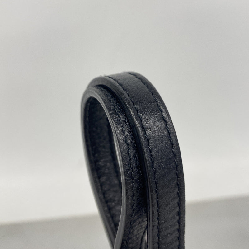【6ic3245】グッチ ショルダーバッグ ジャンボGG 625599 ナイロンキャンバス イエロー ブラック シルバー金具【中古】レディース