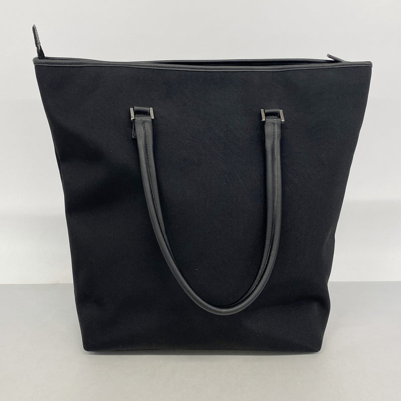 【6ic3246】グッチ トートバッグ 108832 キャンバス ブラック シルバー金具【中古】レディース