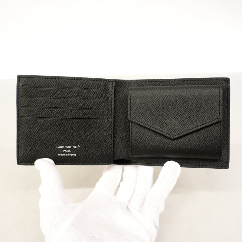 【6ic3263】ルイヴィトン 財布 モノグラム・エクリプス ポルトフォイユマルコNM M62545 ブラック【中古】メンズ
