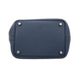 【6ic3269】エルメス ハンドバッグ ピコタンロックPM トリヨンクレマンス ブルードプリュス シルバー金具 U刻印【中古】レディース