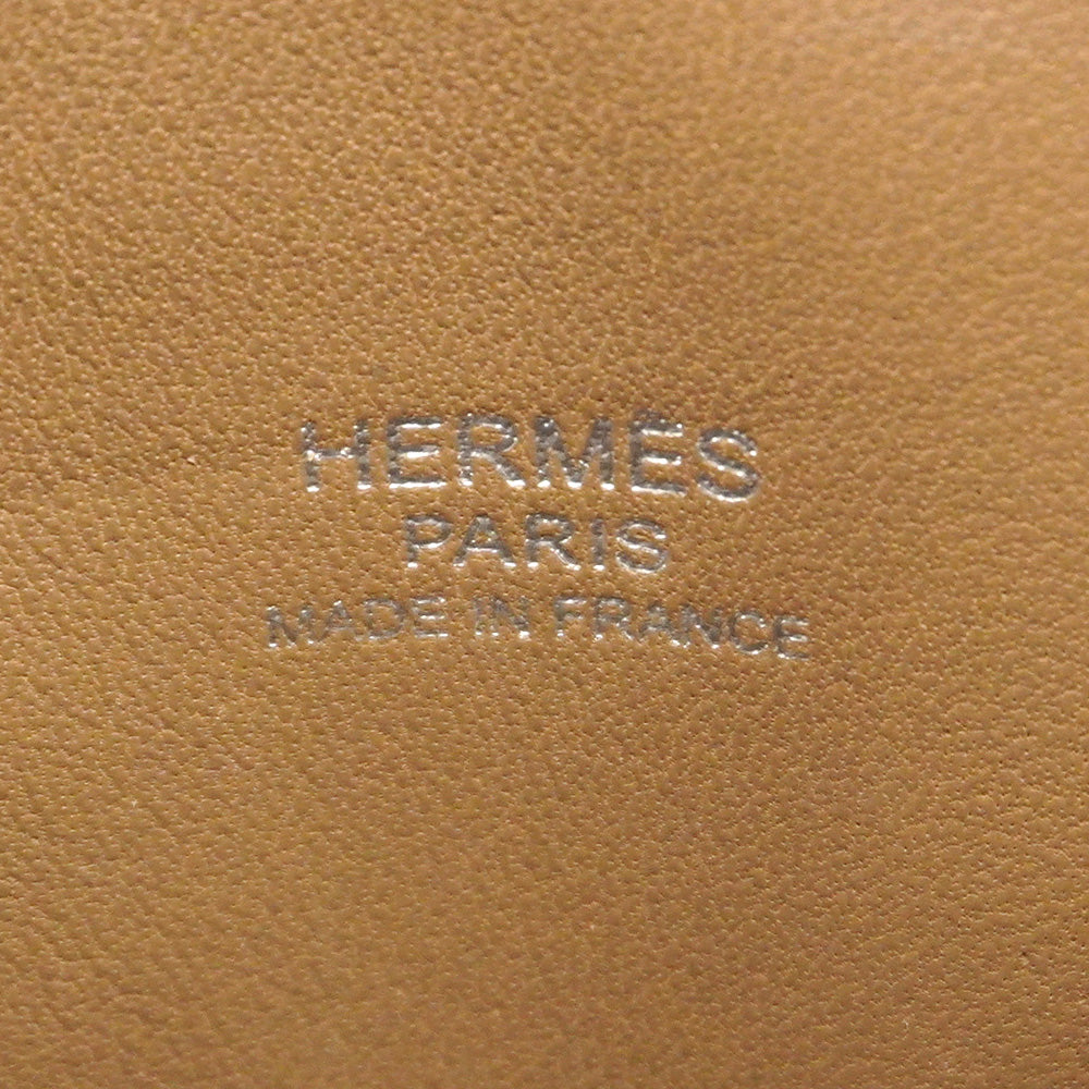 【6ic3274】エルメス ハンドバッグ ボリード27 シェーブル エトゥープ シルバー金具 □K刻印 2wayバッグ【中古】レディース