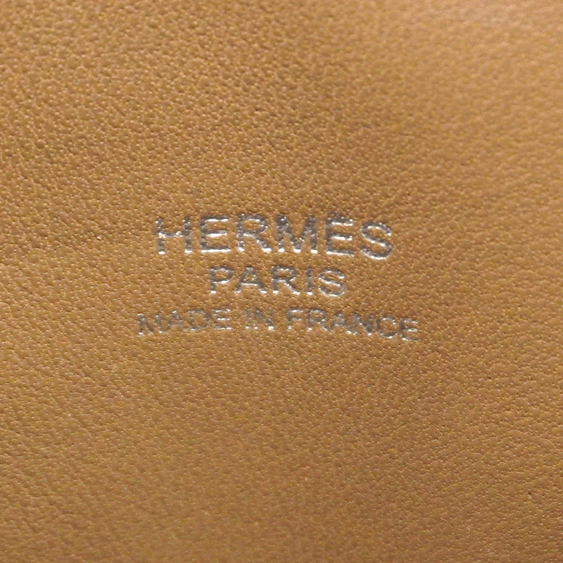 【6ic3274】エルメス ハンドバッグ ボリード27 シェーブル エトゥープ シルバー金具 □K刻印 2wayバッグ【中古】レディース