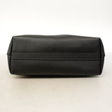 【6ic3277】プラダ トートバッグ サフィアーノ レザー ブラック シルバー金具【中古】レディース