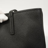 【6ic3277】プラダ トートバッグ サフィアーノ レザー ブラック シルバー金具【中古】レディース