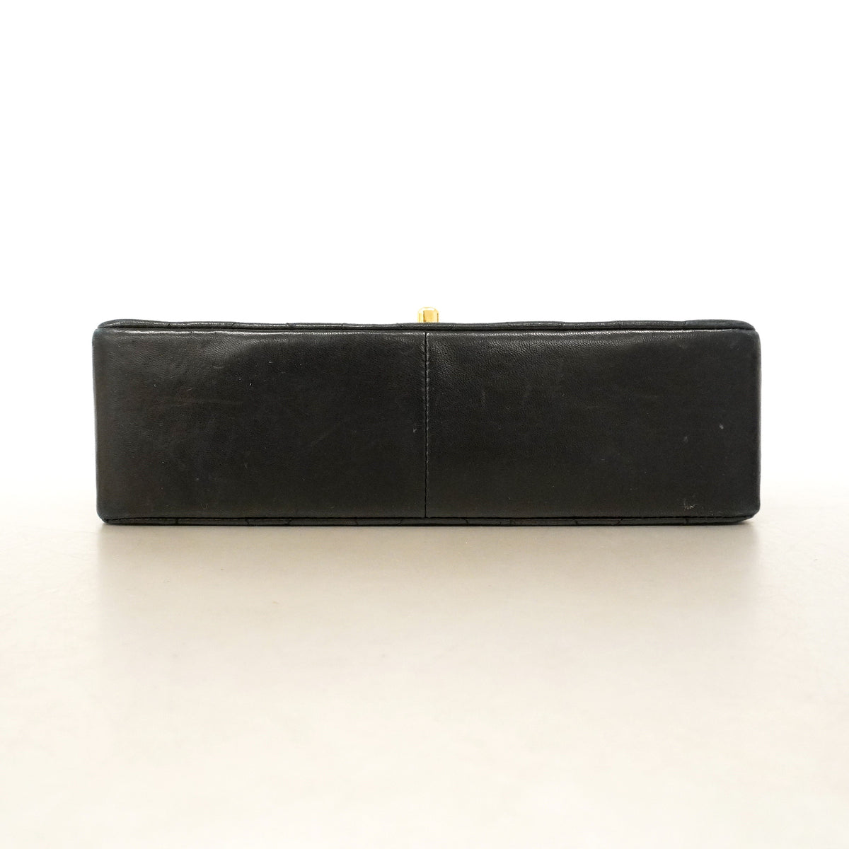 【6ic3281】シャネル ショルダーバッグ ダイアナ チェーンショルダー ラムスキン ブラック ゴールド金具【中古】レディース
