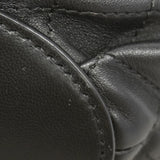 【6ic3287】シャネル ハンドバッグ マトラッセ チェーンショルダー ラムスキン ブラック シャンパンゴールド金具 2wayバッグ【中古】レディース