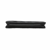 【6ic3289】シャネル ショルダーウォレット マトラッセ キャビアスキン ブラック シルバー金具【中古】レディース