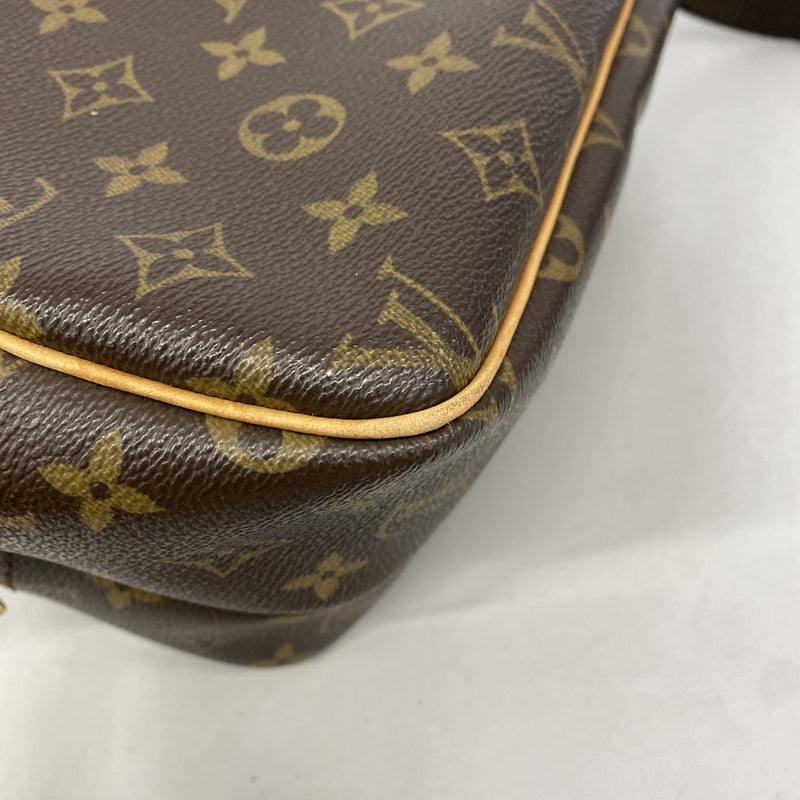 【6ic3307】ルイヴィトン ショルダーバッグ モノグラム リポーターPM M45254 ブラウン【中古】レディース