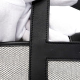 【6ic3309】エルメス ハンドバッグ インザループ23 トワルアッシュ ブラック シルバー金具 W刻印【中古】レディース