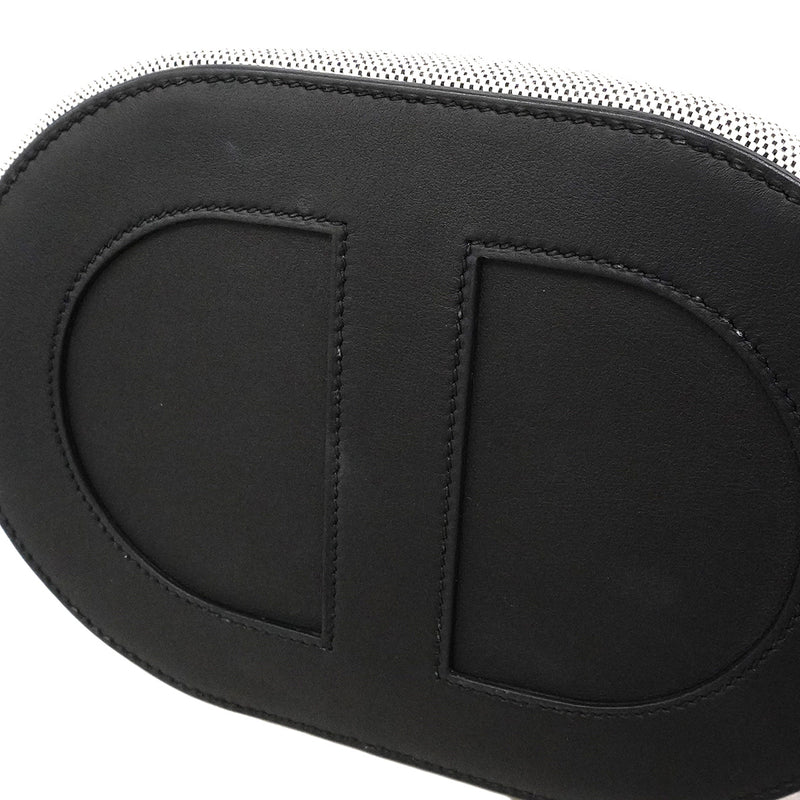 【6ic3309】エルメス ハンドバッグ インザループ23 トワルアッシュ ブラック シルバー金具 W刻印【中古】レディース