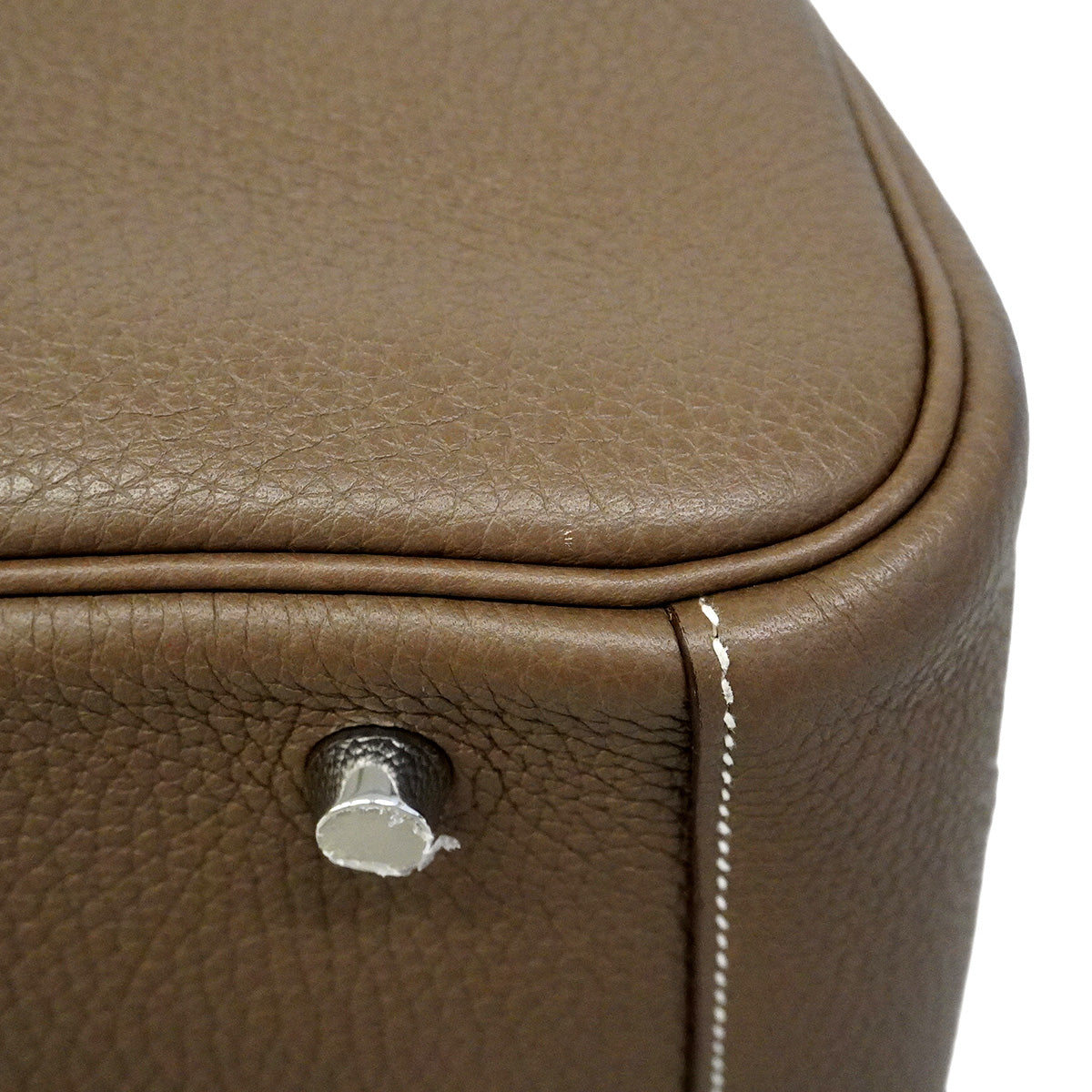 【6ic3310】エルメス ハンドバッグ リンディ30 トリヨンクレマンス エトゥープ シルバー金具 Y刻印 2wayバッグ【中古】レディース