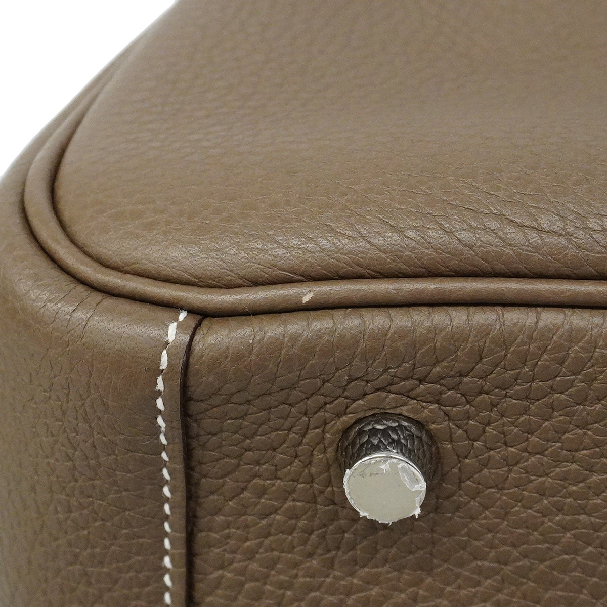 【6ic3310】エルメス ハンドバッグ リンディ30 トリヨンクレマンス エトゥープ シルバー金具 Y刻印 2wayバッグ【中古】レディース