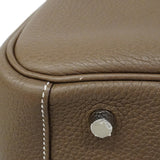 【6ic3310】エルメス ハンドバッグ リンディ30 トリヨンクレマンス エトゥープ シルバー金具 Y刻印 2wayバッグ【中古】レディース