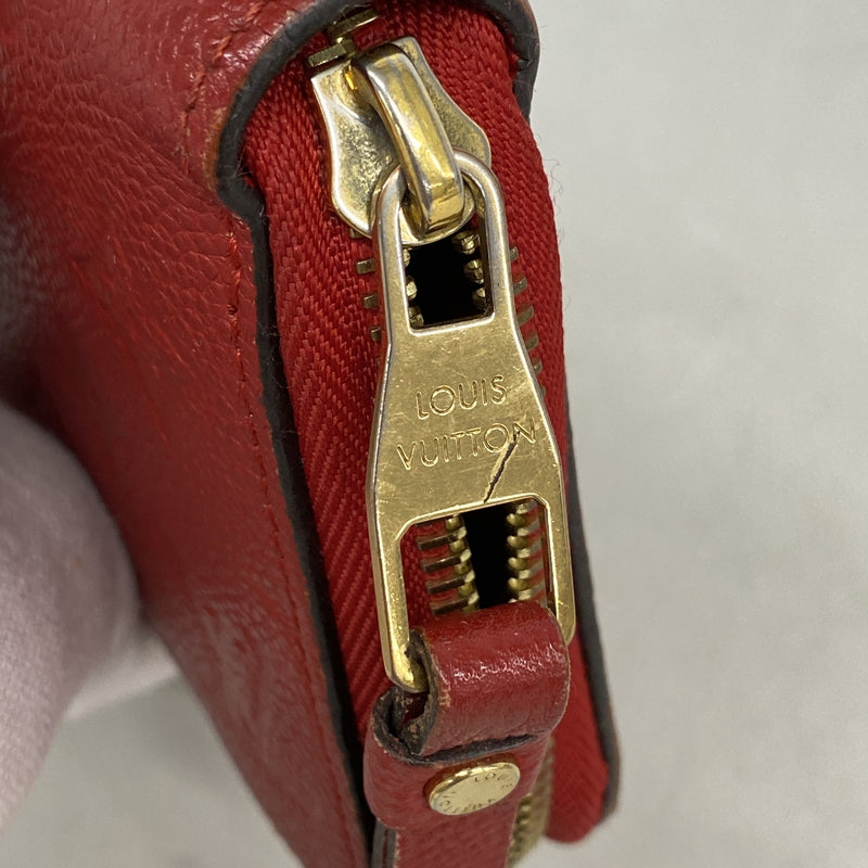 【6ic3322】ルイヴィトン 長財布 モノグラム・アンプラント ジッピーウォレット M60737 スリーズ【中古】レディース