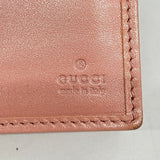【6ic3327】グッチ 長財布 GGキャンバス 233024 キャンバス ブラウン ピンク シルバー金具【中古】レディース