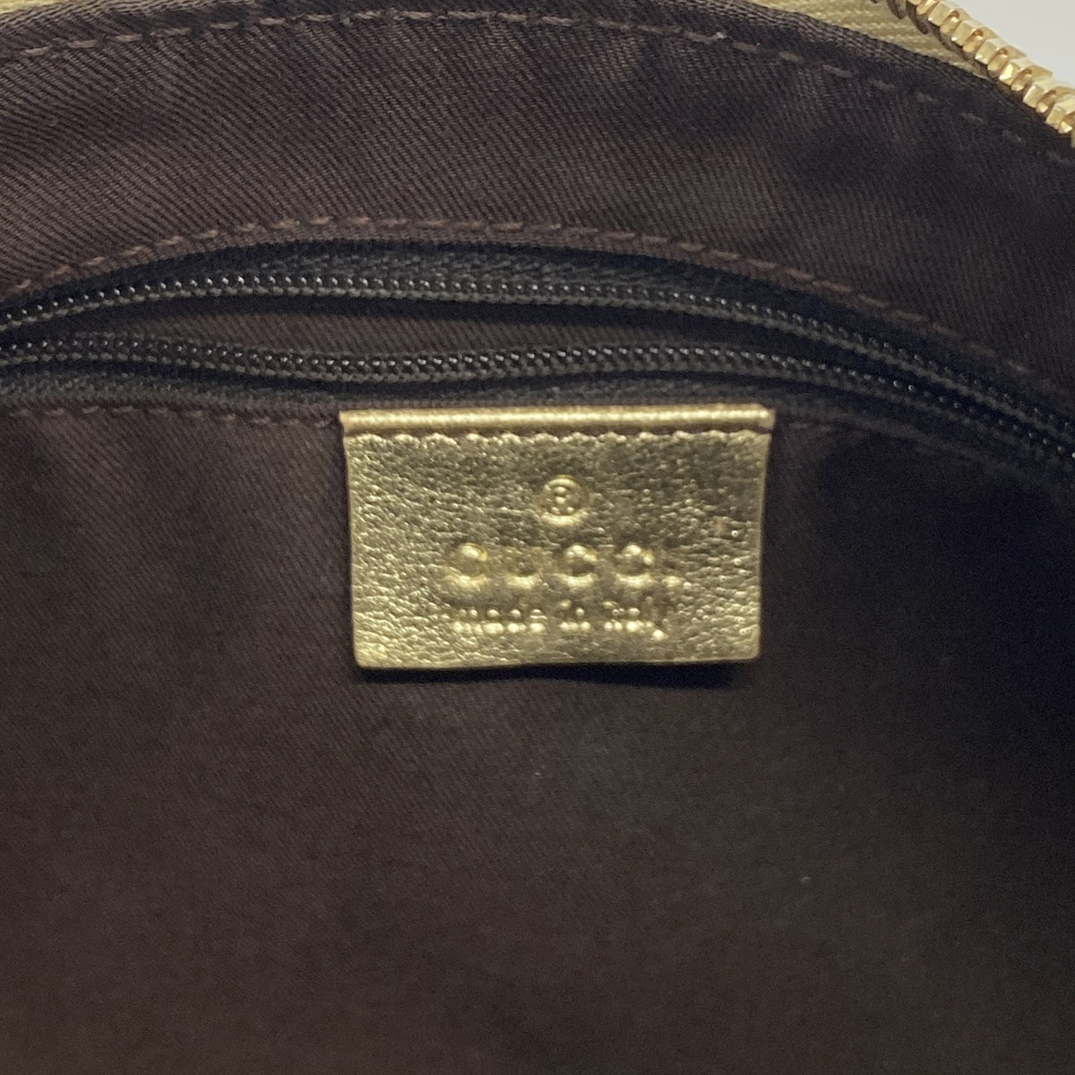【6ic3328】グッチ ハンドバッグ GGキャンバス 190525 キャンバス ゴールド ベージュ シャンパンゴールド金具【中古】レディース