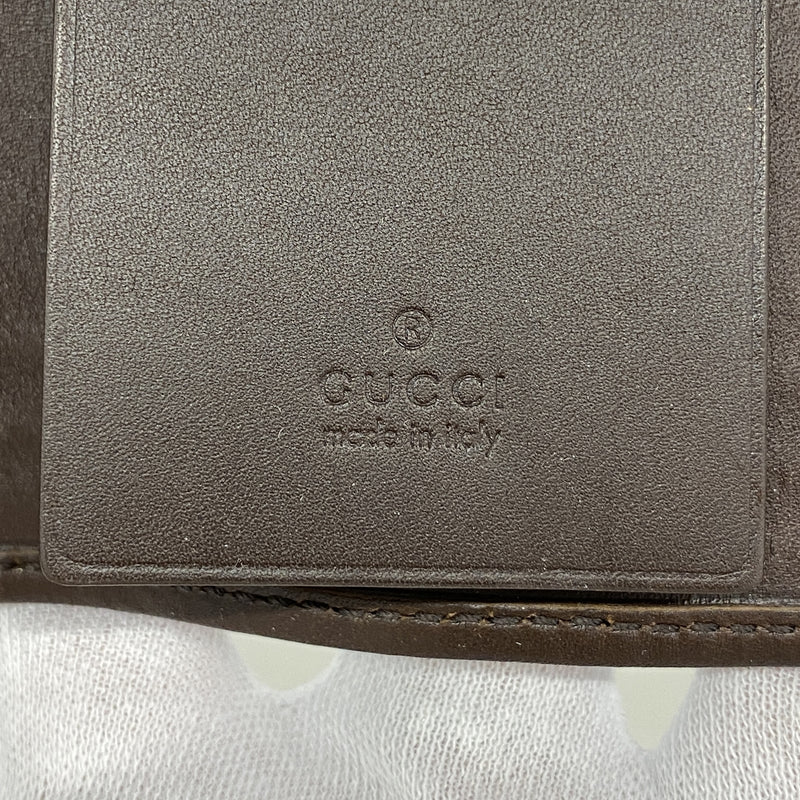 【6ic3338】グッチ キーケース GGキャンバス 268504 キャンバス ブラウン シルバー金具【中古】メンズ レディース ユニセックス