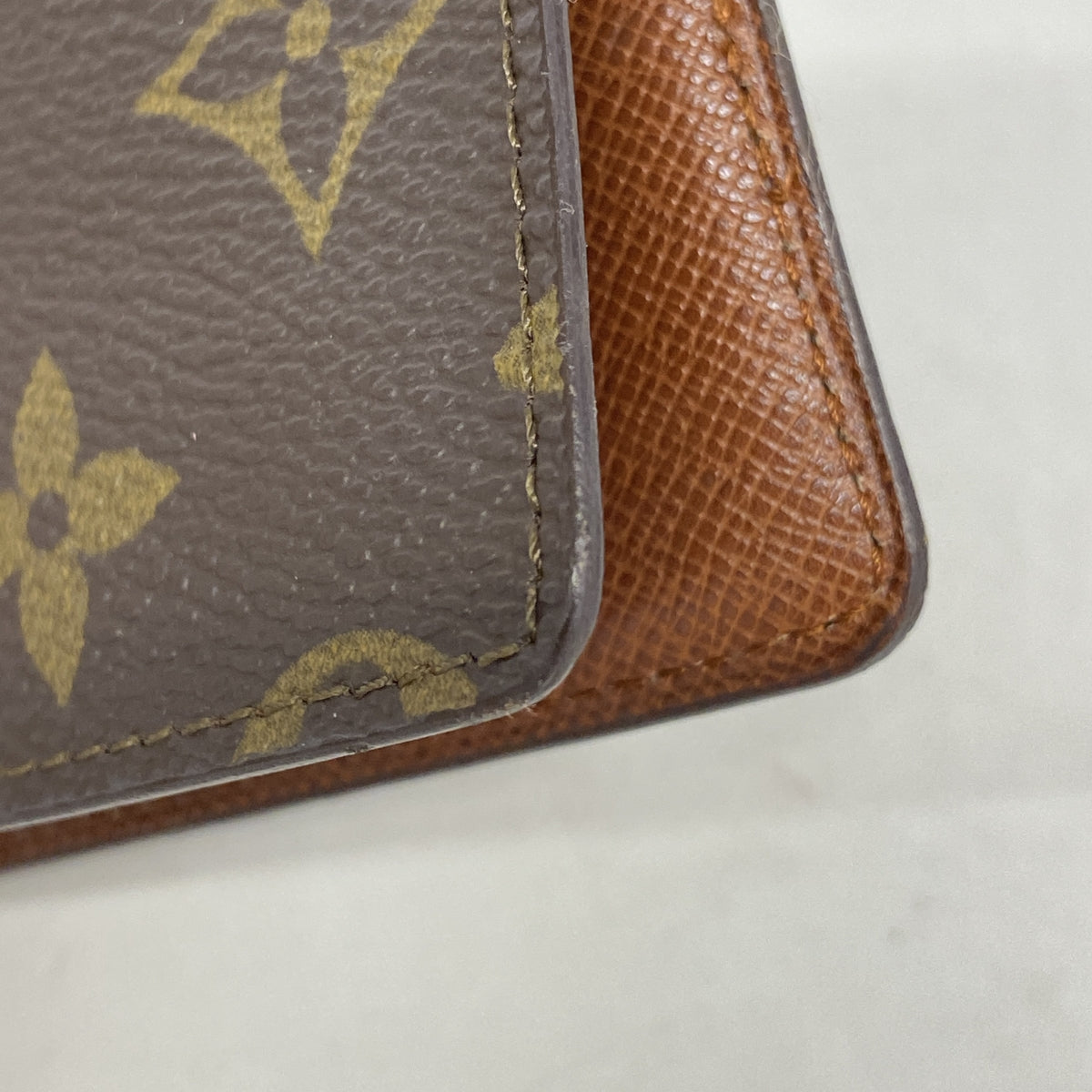 【6ic3343】ルイヴィトン カードケース モノグラム ポシェットカルトヴィジット M56362 ブラウン【中古】メンズ レディース ユニセックス
