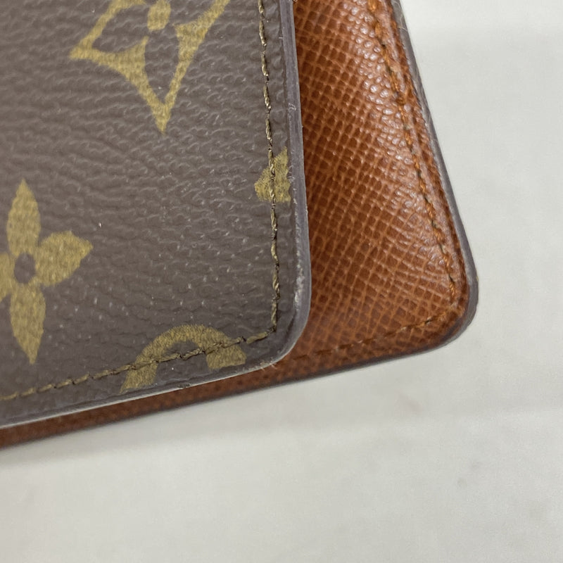 【6ic3343】ルイヴィトン カードケース モノグラム ポシェットカルトヴィジット M56362 ブラウン【中古】メンズ レディース ユニセックス