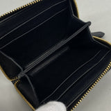【6ic3344】プラダ コインケース レザー ブラック ゴールド金具【中古】メンズ レディース ユニセックス