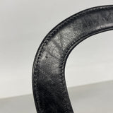 【6ic3347】フェンディ ハンドバッグ レオパード ハラコ ブラウン シルバー金具【中古】レディース