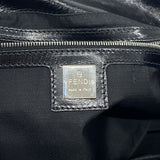 【6ic3347】フェンディ ハンドバッグ レオパード ハラコ ブラウン シルバー金具【中古】レディース