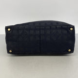 【6ic3348】シャネル トートバッグ ニュートラベル ナイロン ブラック ゴールド金具【中古】レディース