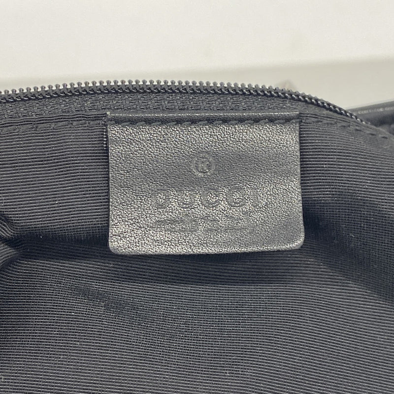 【6ic3350】グッチ トートバッグ 31244 デニム ブラック シルバー金具【中古】レディース