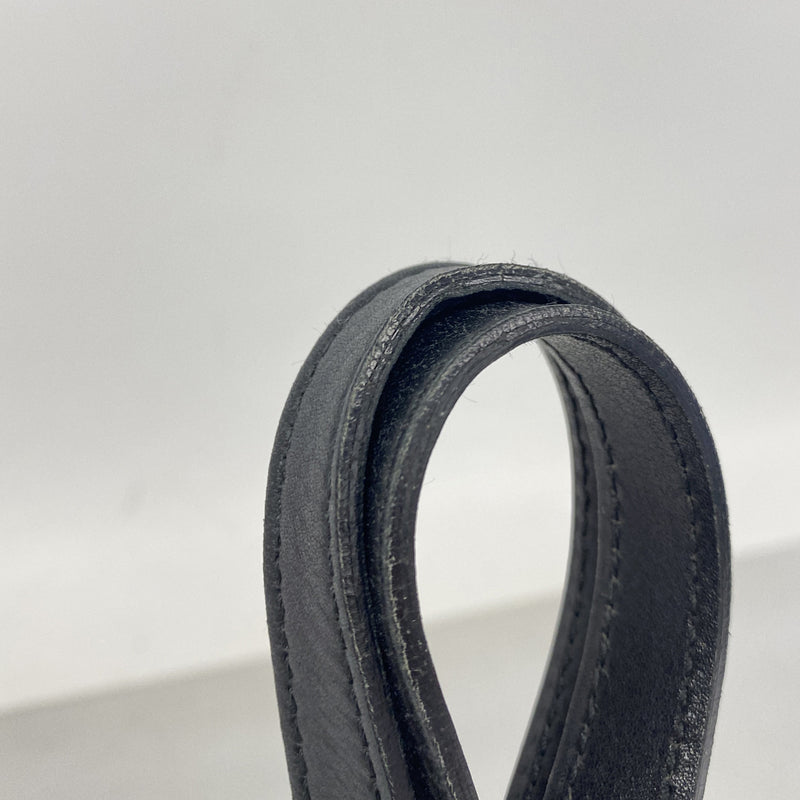 【6ic3350】グッチ トートバッグ 31244 デニム ブラック シルバー金具【中古】レディース