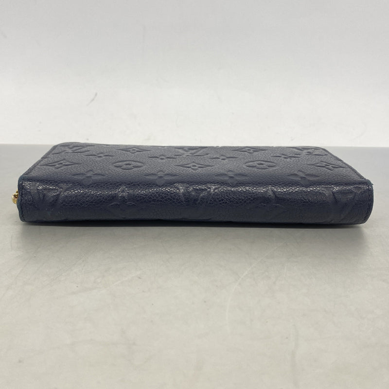 【6ic3353】ルイヴィトン 長財布 モノグラム・アンプラント ジッピーウォレット M62121 マリーヌルージュ【中古】レディース