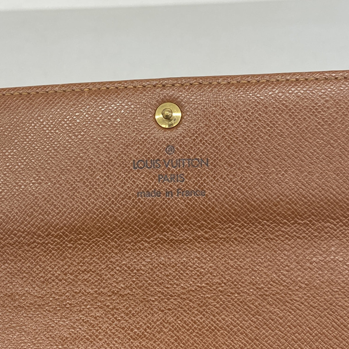 【6ic3360】ルイヴィトン 長財布 モノグラム ポシェットポルトモネクレディ M61726 ブラウン【中古】レディース