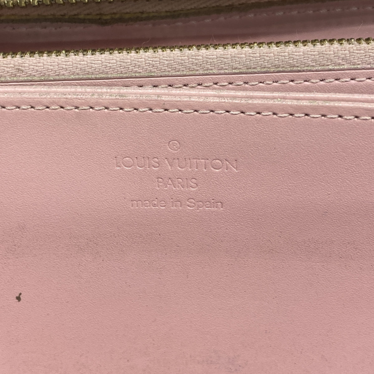 【6ic3384】ルイヴィトン 長財布 ヴェルニ ジッピーウォレット M61226 ローズバレリーヌ【中古】レディース