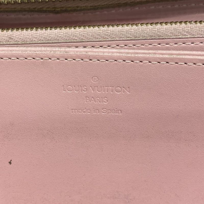 【6ic3384】ルイヴィトン 長財布 ヴェルニ ジッピーウォレット M61226 ローズバレリーヌ【中古】レディース