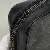 【6ic3385】ルイヴィトン 長財布 モノグラム・エクリプス ジッピーXL M61698 ブラック【中古】メンズ
