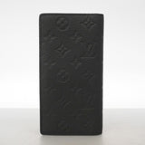 【6ic3394】ルイヴィトン 長財布 モノグラム・トリヨン ポルトフォイユブラザ M69038 ブラック【中古】メンズ