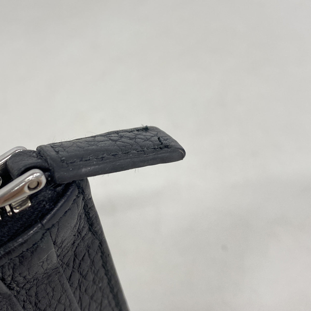 【6ic3397】プラダ コインケース レザー ブラック シルバー金具【中古】メンズ レディース ユニセックス