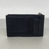 【6ic3397】プラダ コインケース レザー ブラック シルバー金具【中古】メンズ レディース ユニセックス