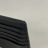 【6ic3397】プラダ コインケース レザー ブラック シルバー金具【中古】メンズ レディース ユニセックス