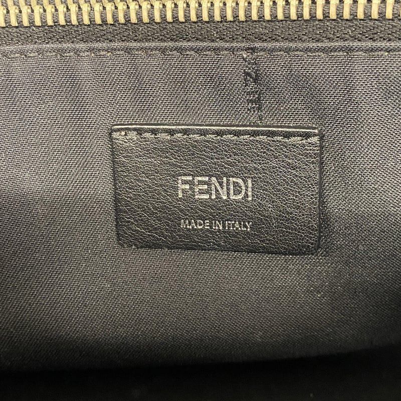 【6ic3400】フェンディ ハンドバッグ バイザウェイ レザー ブラック シルバー金具 2wayバッグ【中古】レディース