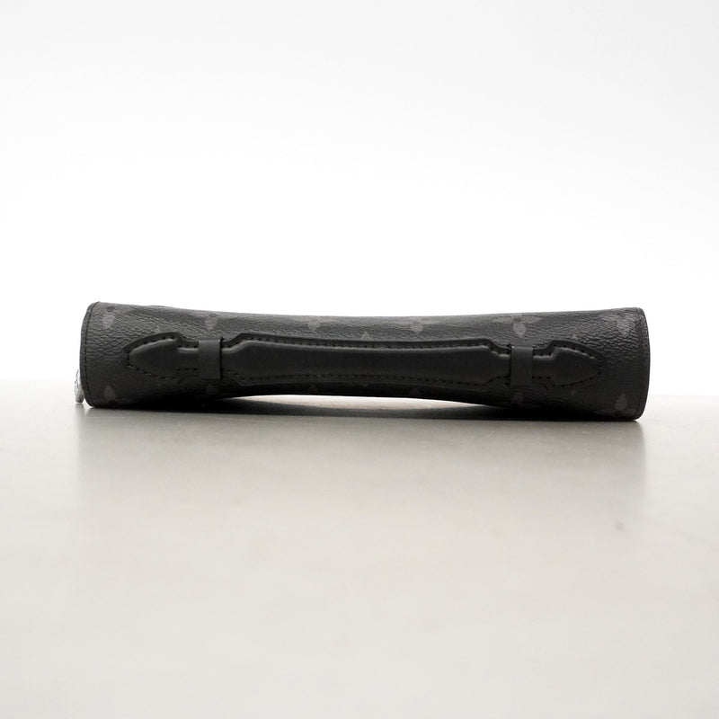 【6ic3412】ルイヴィトン 長財布 モノグラム・エクリプス ジッピーXL M61698 ブラック【中古】メンズ