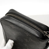 【6ic3412】ルイヴィトン 長財布 モノグラム・エクリプス ジッピーXL M61698 ブラック【中古】メンズ