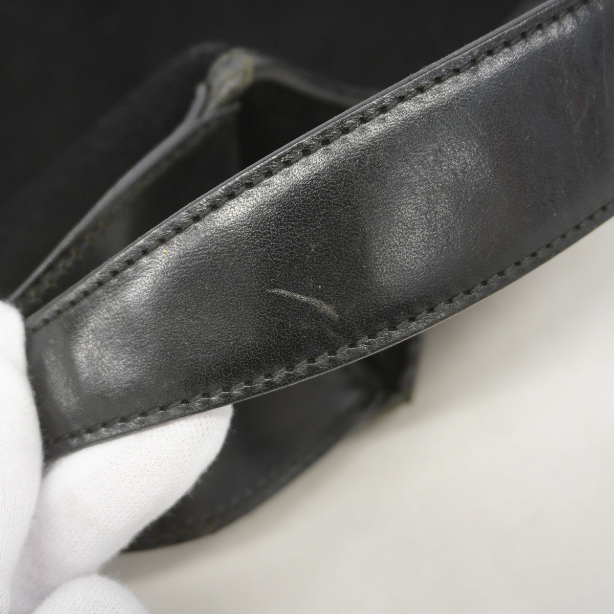 【6ic3513】グッチ ショルダーバッグ シェリーライン ジャッキー 00963 スウェード ブラック シルバー金具【中古】レディース