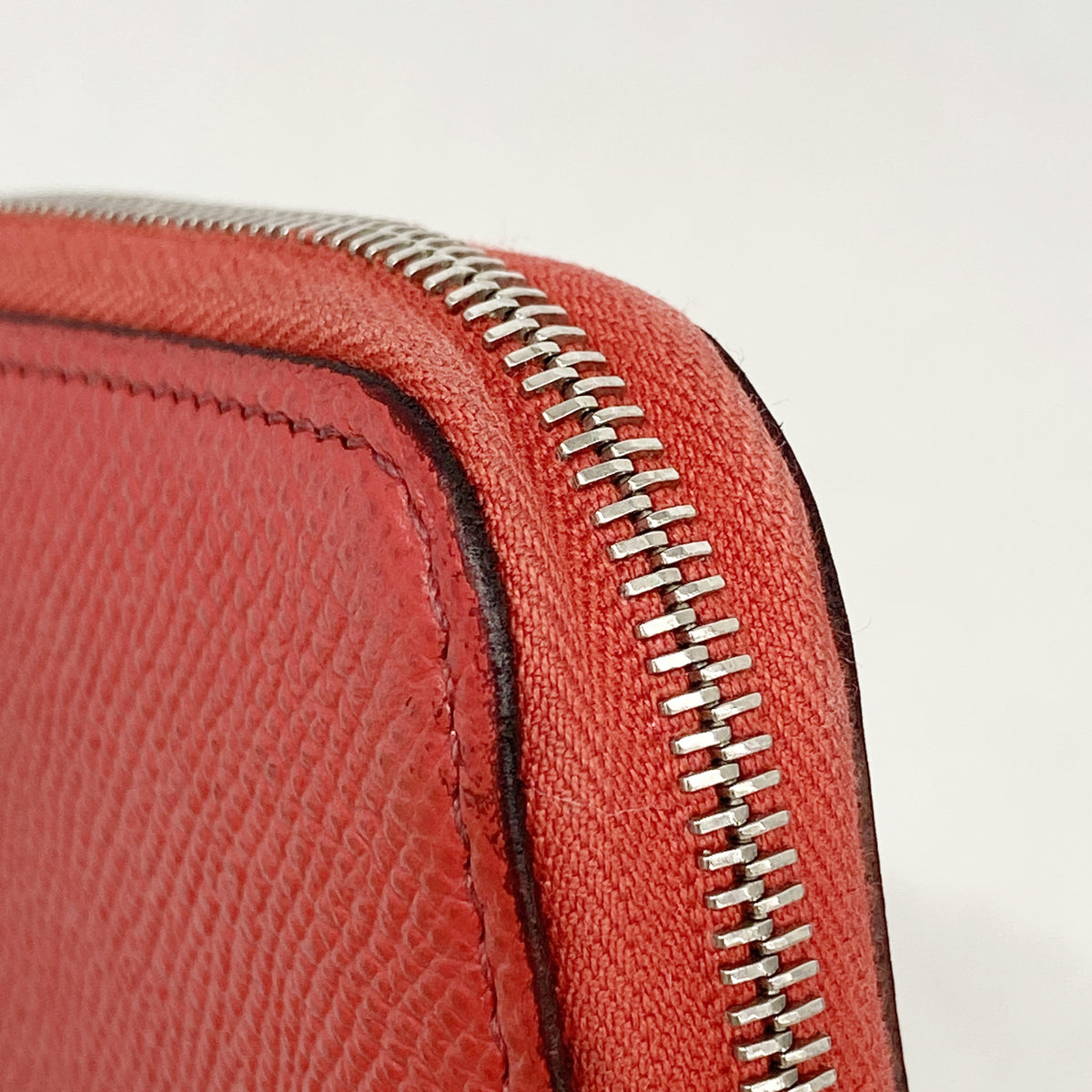 【6ic3535】エルメス コインケース アザップシルクインコンパクト ヴォーエプソン ブーゲンビリア シルバー金具 □P刻印【中古】メンズ レディース ユニセックス