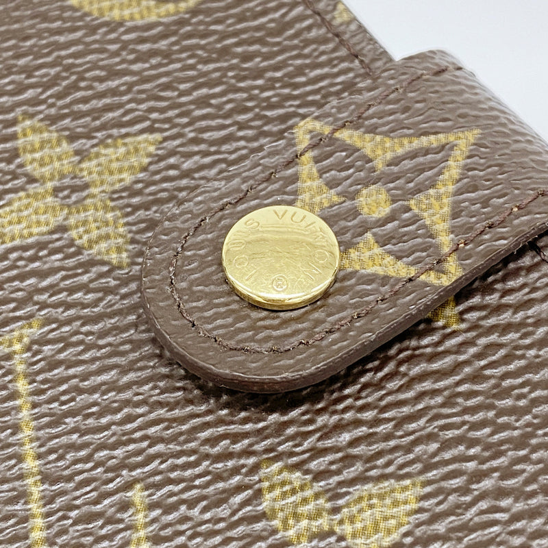 【6ic3545】ルイヴィトン 手帳カバー モノグラム アジェンダPM R20005 ブラウン【中古】メンズ レディース ユニセックス
