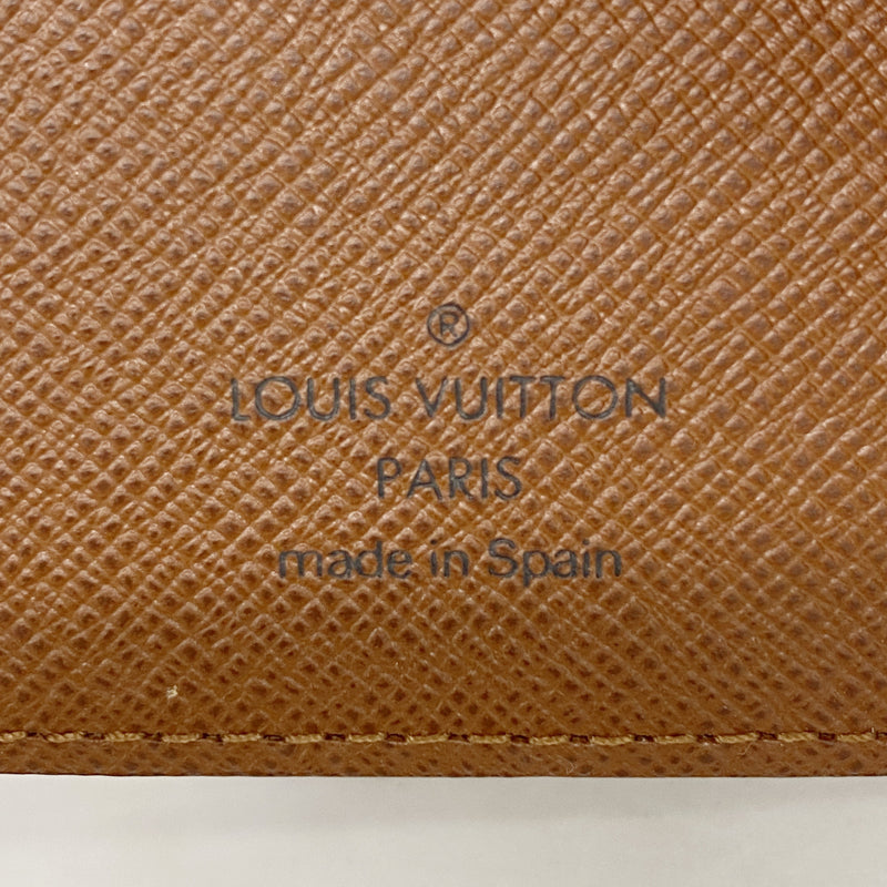 【6ic3545】ルイヴィトン 手帳カバー モノグラム アジェンダPM R20005 ブラウン【中古】メンズ レディース ユニセックス