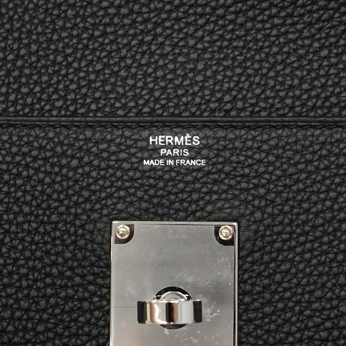 【6ic3560】エルメス ショルダーバッグ ケリーメッセンジャーPM トゴ ブラック シルバー金具 G刻印【中古】レディース