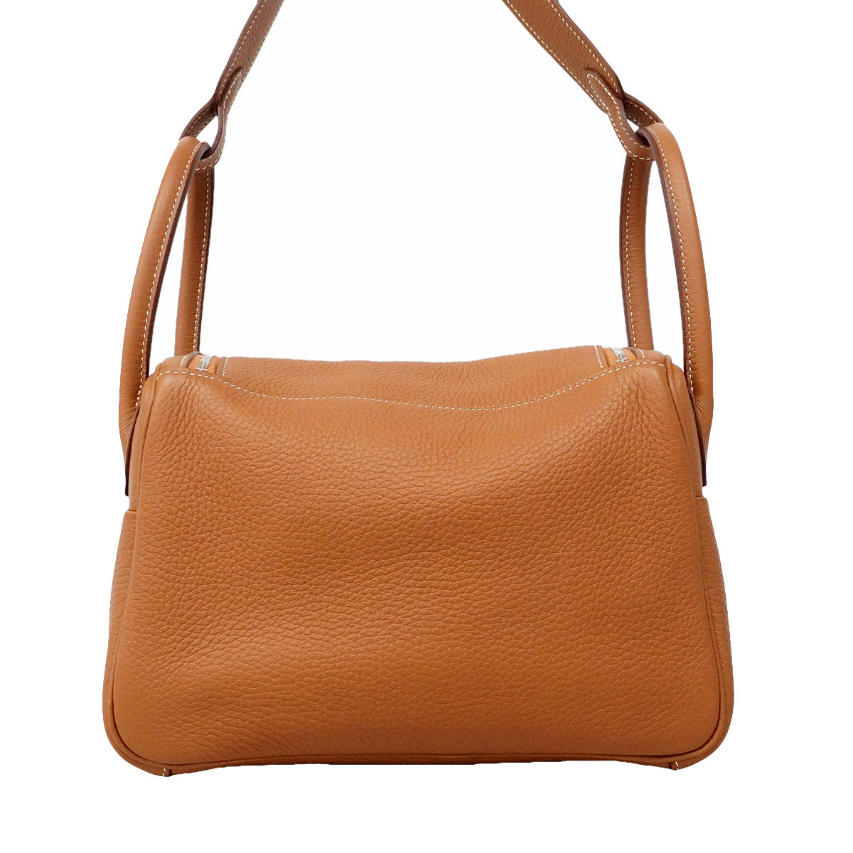 【6ic3561】エルメス ハンドバッグ リンディ26 トリヨンクレマンス ゴールド シルバー金具 K刻印 2wayバッグ【中古】レディース
